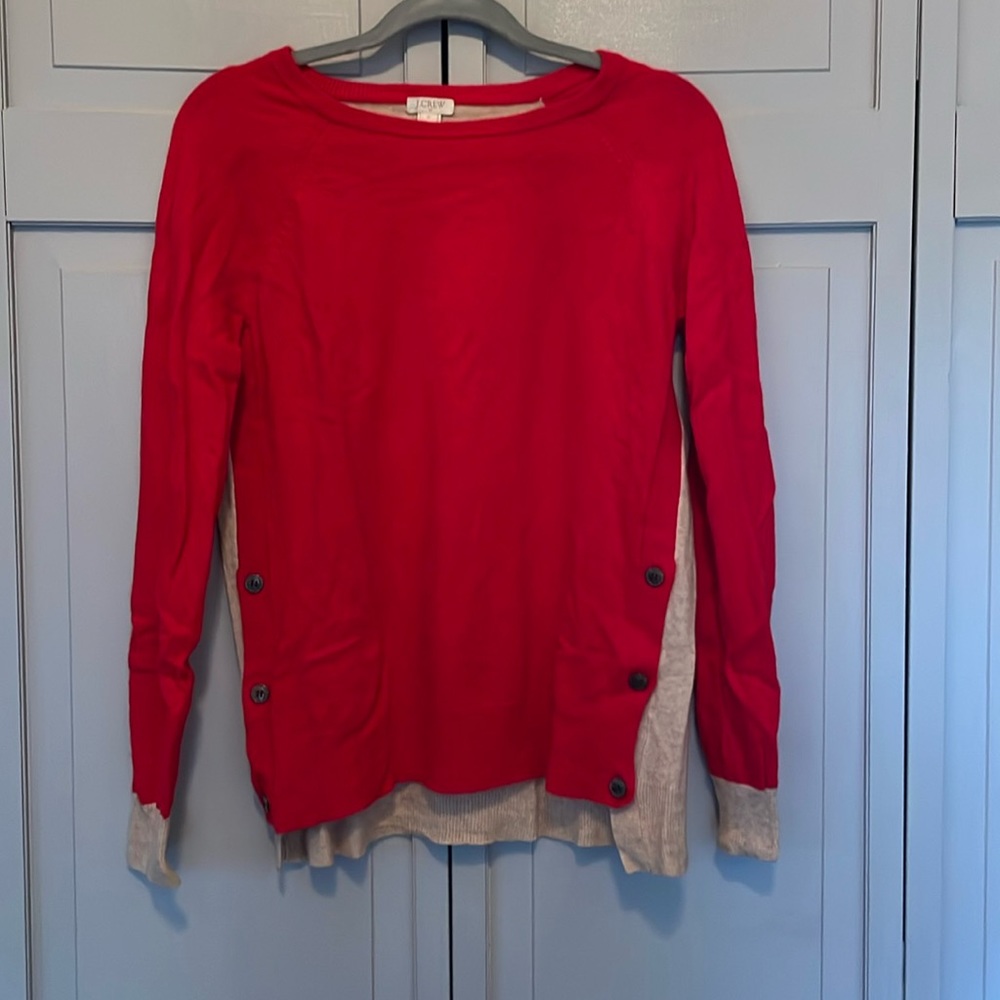 J. Crew two toned sweater